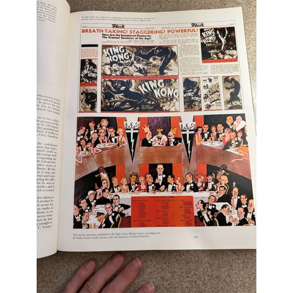 David O. Selznick's Hollywood by Ronald Haver Hardcover Coffee Table Book :EUC